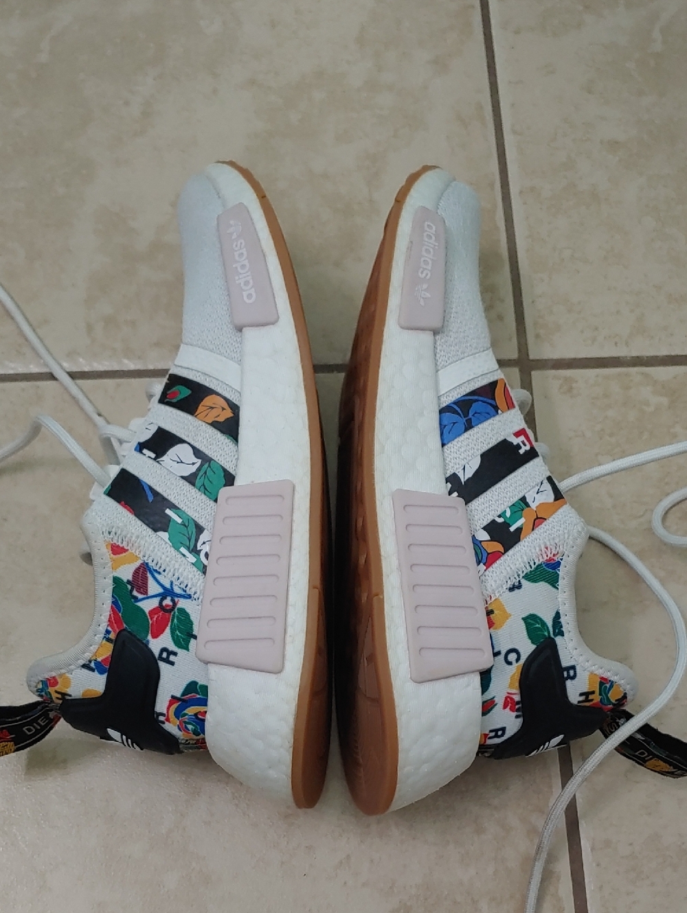 Adidas Rich Mnisi Shoes NMD_R1 Whites Sneakers Women's Size 6